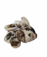 Brown Cream Spotted Bunny Rabbit Hand Puppet Plush Stuffed Toy 7.75&quot; - $27.72