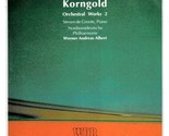 Erich Wolfgang Korngold: Orchestral Works, Vol. 2 (CD - 1991 Import) New... - $21.89