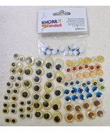 Vintage Googly Eyes Lot 100+ PCS Mixed Sizes Colors Craft Doll Scrapbook... - $39.37 CAD