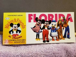 NEW 20 Disney Florida Colorful Postcards Mickey &amp; Friends - $12.86