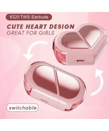 Auriculares Bluetooth forma de corazón Heart Shape Bluetooth Wireless Ea... - $19.31
