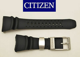  Citizen Eco-Drive Original DIVERS Watch Band  BLACK Rubber Strap  BJ805... - $109.95