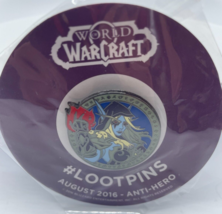 World Of Warcraft Lady Sylvanas Enamel Pin Anti Hero Loot Crate 2016 WOW - £6.05 GBP
