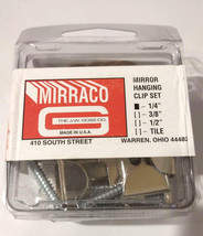 Mirraco Set of 4 Mirror Hanging Clips Made in USA - £7.54 GBP