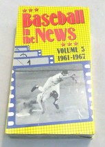 Baseball In The News Volume 3 1961 Thru 1967 Vhs Rare Brand New Sealed Mlb - £9.63 GBP