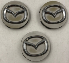 2007-2009 Mazda Speed 3 Rim Wheel Center Cap Set Silver OEM G02B55042 - $49.49