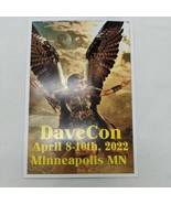 Dave Con April 8-10th 2022 Minneapolis MN Convention advertisement Flyer - $9.89
