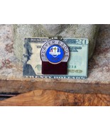 Ryder Cup 2025 Bethpage Black Player  Badge Blue Money Clip - $50.19 CAD