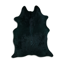 Emerald Green Dyed Cowhide Area Rug - £558.12 GBP