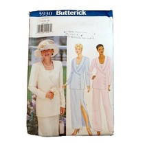 Butterick 5930 Jacket Skirt Top Pants Mother Of The Bride Dress Sz 14-18... - $7.87