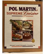 Supreme Cuisine Smart and Simple Cooking Pol Martin&#39;s  1993 Hardcover PE... - £7.15 GBP