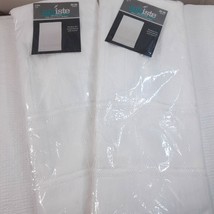 NEW Artiste set 2 Terry Hand Towels white for Embroidery Cross Stitch 16... - $437.15 MXN