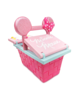 Disney Store Junior Minnie Mouse Picnic Basket Playset 13 Piece Set Food... - $635.44 MXN