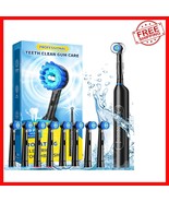 Rechargeable 8-Head Electric Toothbrush for Adult Gum Health - 40,000 St... - $555.64 MXN