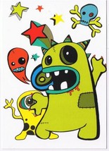 Art Postcard Amoebic Cartoon Characters - £2.27 GBP