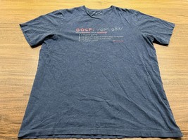 Travis Mathew Men’s Blue Golf Definition T-Shirt - XL - $16.99