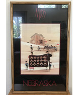 P Buckley Moss Nebraska Professionally Framed Art Print Poster - £238.93 GBP