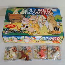 12 GROWING FARM ANIMALS rabbit horse pig cow lamb dog - £7.46 GBP