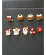 9 Christmas Button Covers Mixed Lot Vintage - $13.99