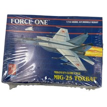 AMT ERTL 1990 Force One Model Kit MIG-25 Foxbat 1:144 Scale - New sealed... - $17.81