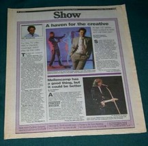 John Mellencamp Show Newspaper Supplement Vintage 1988 - £19.65 GBP