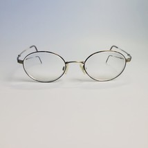 Marchon 154 with flexon 48[]20 145 tortoise oval slim metal eyeglasses frame - £35.38 GBP