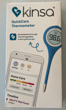 Kinsa QuickCare Digital Smart Thermometer Baby Kid Adult KSA-120 Accurate New - £6.92 GBP