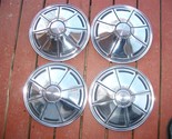 1972 73 74 75 76 Plymouth Valiant Duster Hubcaps OEM (4) 14&quot; - £108.16 GBP