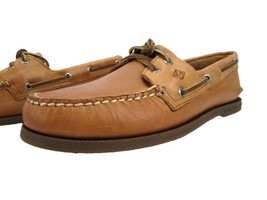 Sperry Authentic Original Leather Moccasin Style Boat Shoes Mens U.S. Sz 10 Shoe - £54.52 GBP