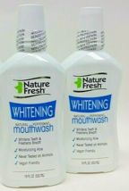 ( LOT 2 ) NatureFresh Whitening Natural Peppermint Mouthwash 18 FL oz Ea... - £17.90 GBP