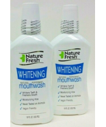 ( LOT 2 ) NatureFresh Whitening Natural Peppermint Mouthwash 18 FL oz Ea... - $22.76