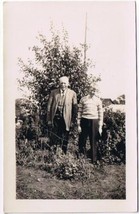 Vintage Photo Grandfather &amp; Grandson - $2.07