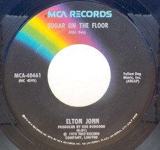 Elton John 45 Sugar On The Floor / Island Girl A8 - £1.54 GBP