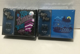 Harry Potter 200 Piece Puzzle 9 X 11 The Knight Bus &amp; Journey To Hogwarts Bundle - £8.91 GBP