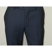 Men Suit BERLUSCONI Turkey Italian Wool 180's Double Breasted UGS94-09 Mid Blue image 12