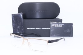 New Porsche Design P&#39;8352 B Titanium Matte Gold Authentic Eyeglasses 56-15 Japan - £112.08 GBP