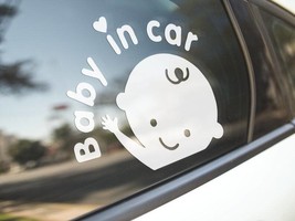 Baby in Car Vinyl Car Truck Decal Window Sticker Vehicle Décor Car Acces... - £4.60 GBP