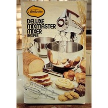 1975 Sunbeam Deluxe Mixmaster Mixer Cookbook Recipe Instruction Manual Booklet - $14.87