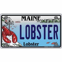 Lobster Maine Lobster Novelty Mini Metal License Plate - $14.95