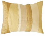 Donna Karan Gilded Sheer Layered Deco Pillow Gold NWT - $75.79