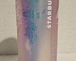 Starbucks 2022 Iridescent Mermaid Siren Soft Touch Tumbler Hot &amp; Cold 16oz - $8.79
