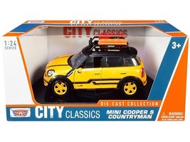 Mini Cooper S Countryman with Roof Rack and Accessories Yellow Metallic and Bla - £30.82 GBP