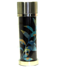 STARBUCKS 2009 10 oz STEEL/PLASTIC THERMOS TREE LEAVES ART HEAVY CERAMIC... - £21.36 GBP