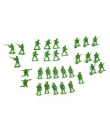 Vintage 1970s Green Army Men Plastic MPC Toy Soldiers Lot of 31  - £15.97 GBP