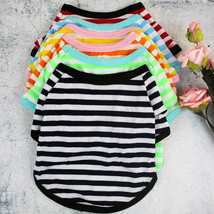 Striped Summer Spring Dog T-shirt - £6.36 GBP+