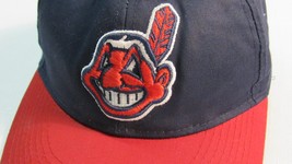 Vintage Cleveland Indians Baseball Hat MLB OC Sports Youth Size Adjustable - $8.96