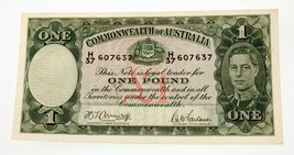 1942 Australie Un Dollar Pick#26b Extra Fin État - $440.59