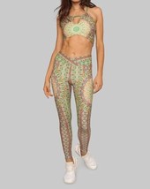 Wolven fauna ruched crossover legging in Multi - £39.07 GBP