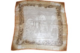 Hermes Scarf Splendeur Des Maharajas 90 cm Chiffon Silk mousseline muslin 35&quot; - £369.87 GBP