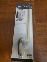 Everbilt Front Mount Toilet Tank Lever Brushed Nickel 1000054206 - $9.95